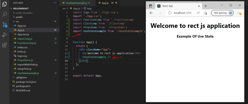 How to store data using useState